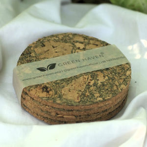 Posavasos de corcho ecológico, diseño de oliva, chapa de un solo lado, decoración duradera para el hogar y la Oficina, vajilla desechable - Product Image 2