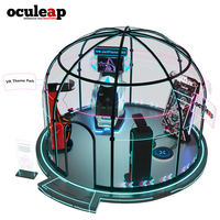 Parc à thème VR compact personnalisable de 20 mètres carrés, salle d'arcade de réalité virtuelle 12D, aire de jeux extérieure pour enfants, machine de jeu Pinball 5D
