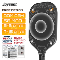 Raquette de pickleball Joysent personnalisée, norme USAPA, en tissu Kevlar 3K, épaisseur 16 mm, jeu rapide et précis, durable et légère