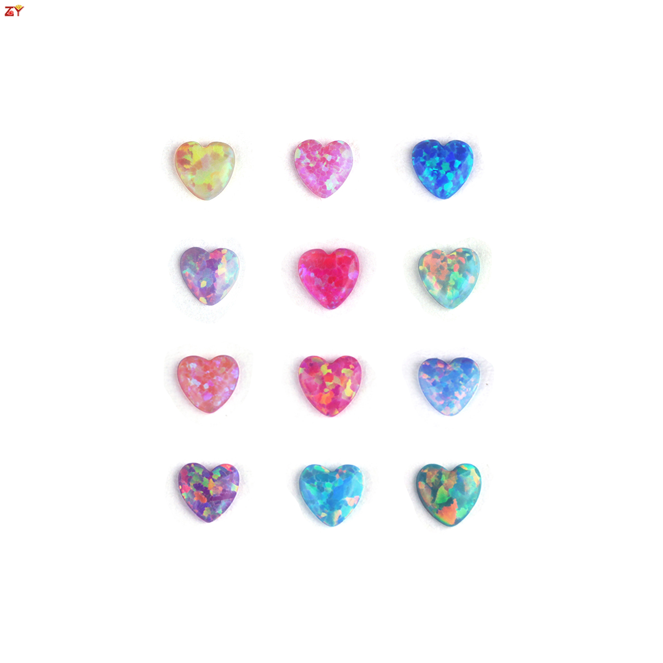 Cabochon haert, 3mm