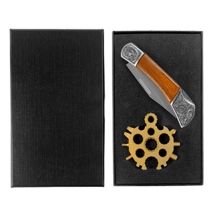 Cuchillo Plegable para Camping OEM con Mango Impreso en 3D, Hoja de Acero Inoxidable, Tipo DIY, con Bloqueo de Seguridad - Product Image 4