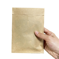 Sacs d'expédition en papier kraft biodégradable et imperméable de 60 g/m², résistants à l'humidité, avec bande adhésive puissante, personnalisables pour l'épicerie