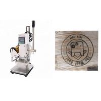 Máquina Automática de Estampagem a Quente com Logotipo em Relevo para Couro/Madeira/Rochas, Prensa Térmica para Capas de Celular, Bonés, Camisetas e Pratos - Novo