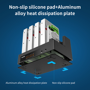 Maiwo 5-bay công cụ-miễn phí SATA HDD/SSD Docking Station 2.5 '/3.5' USB Reader đĩa cứng bản sao Dock duplicator phần cứng máy tính - Product Image 5