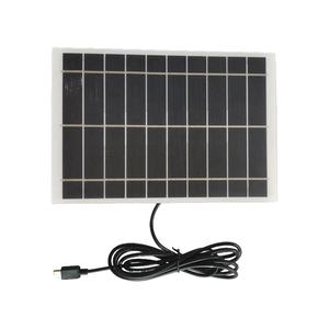 Usine de fabrication professionnelle personnalisation 6w 5v panneau <span class=keywords><strong>solaire</strong></span> mini <span class=keywords><strong>chargeur</strong></span> de téléphone portable avec interface <span class=keywords><strong>iphone</strong></span> USB type-c - Product Image 1