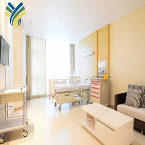 Revestimiento de Pared Moderno de Lujo para Hospitales Internacionales de la Universidad de Pekín, Material de Tela Insonorizante e Impermeable, Diseño de Rayas Gratis - Product Image 2