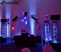 Torre de Truss de Aluminio Desmontable para Iluminación de Escenario, Fácil de Transportar, para Empresas de Alquiler de Eventos