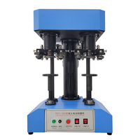 Direktvertrieb 260 Doppelstation Halbautomatische Dosenverschließmaschine 10-20 Stück/Min Getränke 220V