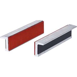 KS TOOLS Mordazas protectoras de Banco de aluminio con inserto de goma, 140mm - Product Image 1