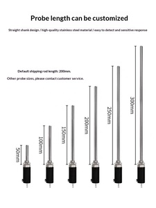 ネジ式ステンレス鋼 K/EJ タイプ <span class=keywords><strong>Pt100</strong></span> 温度感知ライン サーモスタット 射出成形機プローブ 200mm 1C - Product Image 3