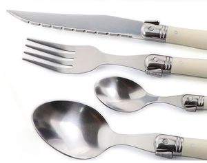 Juego de Cubiertos Más Vendido con Acero Inoxidable y Mango de Plástico, Estilo Lujoso, Juego de Cubiertos Hecho a Mano en Venta - Product Image 4