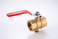 Hot Sale DN15 Messing kugel hahn mit Stahl griff