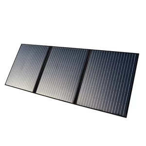 60W Portable Monocrystalline Foldable <b>Solar</b> Lightweight Waterproof IP68 Junction Box 23% Efficiency Black Outdoor Camping - Product Image 1