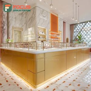 Sistema de Exhibición de Joyería Minimalista, Vitrina de Vidrio para Joyería con Acabado Laminado - Product Image 5