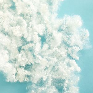 Filled Cotton <strong>PP</strong> Cotton Three-Dimensional Hollow Polyester Short <strong>Fiber</strong> Sample GRS Recycled Plush Cotton Concrete Wholesale 100g - Product Image 4