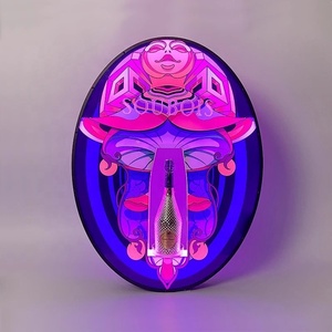 T-Worthy Ellipse Botella <span class=keywords><strong>de</strong></span> champán Presentador LED Vino Glorifier Letrero <span class=keywords><strong>de</strong></span> neón Estante <span class=keywords><strong>de</strong></span> exhibición Acrílico Servicio VIP Bar Soporte Discotecas - Product Image 5