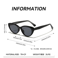 Nouvelles Lunettes de Soleil Effet Œil de Chat pour Fêtes, Voyages, Photographie, Conduite, Lunettes Anti-Acide, Vente en Gros Fabricant