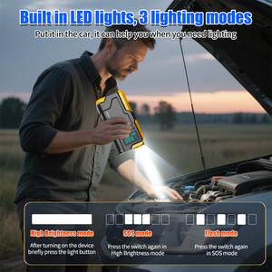 <span class=keywords><strong>5</strong></span> trong <span class=keywords><strong>1</strong></span> xe nhảy khởi động với máy nén khí ngân hàng điện xách tay Xe pin nhảy khởi động tăng cường khẩn cấp charger150psi 8000mAh - Product Image 4