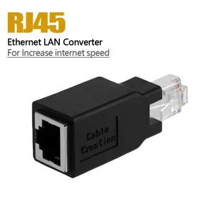 以太网适配器，有线电视Cat5e/Cat6上角以太网适配器，90度和270度RJ45/ 8P8C以太网母转RJ4