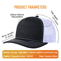 Gorra de camionero ajustable con visera curva, parte delantera de espuma de 5 paneles, parte trasera de malla blanca y parche bordado de alce estilo Gorpcore