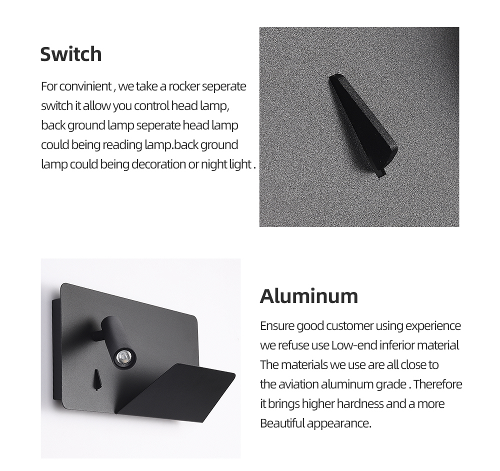 Nordic Minimalism Modern Wall Light Led Wall Lamp Wall Hanging Lighting Home Decor Living Room Bedside Indoor Hotel  Restaurant