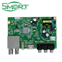 Carte PCB PCBA personnalisée de haute qualité pour décodeur numérique terrestre DVB-T2 ISDB-T ATSC, avec fichier Gerber, liste BOM et conformité RoHS