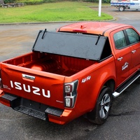2018 Hilux Tri-Fold Hard Tonneau Cover pour Tundra Ranger Mitsubishi Triton L200 Tacoma Pickup Accessoires Silverado NP300