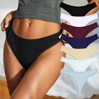 Wholesale Womens Cotton Womens Cotton Thong Underwear Breathable, Low  Rised, And Seamless Lingerie In L XXL For Active Students From Ccyes, $1.92