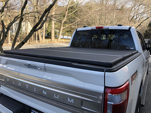 Haute qualité 4x4 pick-up accessoires étanche camion lit Tonneau couverture dure Tri pli couverture pour <span class=keywords><strong>Ford</strong></span> <span class=keywords><strong>Raptor</strong></span> F150 F250 F350 - Product Image 4