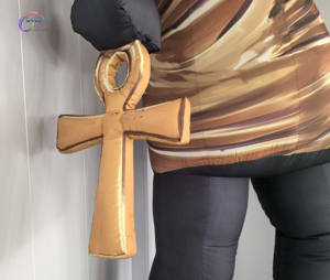 Ancienne Égypte Statue gonflable Anubis Impression <span class=keywords><strong>numérique</strong></span> Fournitures <span class=keywords><strong>de</strong></span> fête pour événement - Product Image 2