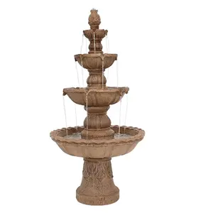 Best Selling Resin Outdoor Waterscape Fountain Antique Design Garden Decoration WDF0019