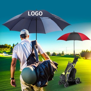 <b>Automatic</b> Open Golf <b>Umbrella</b> Extra Large Arc Wooden Handle Strong Windproof Portable Rain <b>Umbrellas</b> for Outdoor Sports - Product Image 4