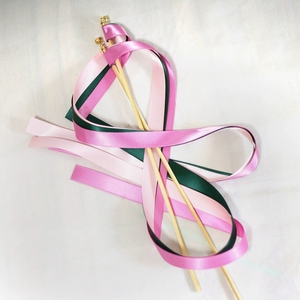 Bâton de ruban de mariage avec clochettes pour accessoire photo de fête de mariage - Product Image 3