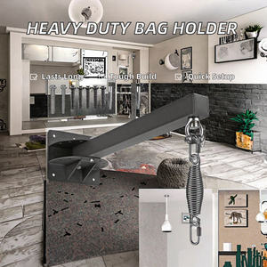 Sac de frappe de haute qualité pour adultes, robuste, avec plaque/support de suspension en acier inoxydable, peinture thermolaquée de qualité. - Product Image 2