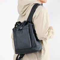 Sac à dos convertible Ripstop avec poche zippée cachée, organisation multi-couches, bretelles doubles rembourrées, pour les trajets quotidiens, les voyages et la salle de sport