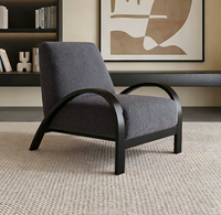 Fauteuil simple STG de style rétro européen et américain, style médiéval, vintage, décontracté, avec structure en acier, pour la maison
