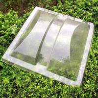 Vente directe d'usine de puits de lumière en polycarbonate |   Dôme de lumière naturelle à double couche pour l'éclairage du toit