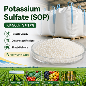 Solfato di Potassio Grado Tecnico SOP K2SO4 CAS 7778-80-5 K 50% Fertilizzante a Base di Potassio Formulazione Personalizzata Prezzo di Fabbrica all'Ingrosso - Product Image 3