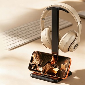 ABS Headphones Stand Holder M5 Suitable for Headphone Display Stands of All Gaming Headsets and Wireless Headset Sizes - Product Image 5