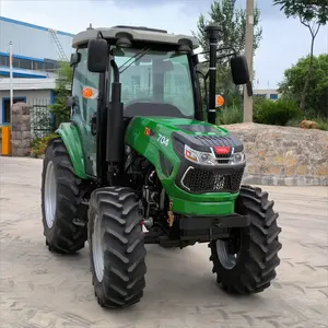 TAVOL tarım makineleri traktör satılık dört tekerlekli dizel 4x4 tarım makinesi traktör fiyat tavizler için 70hp