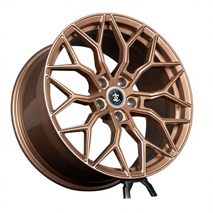 Rueda de Aluminio Forjado Monobloque Personalizada Nueva de 18x8.5 18x9.5 para Sedán Tipo <span class=keywords><strong>R</strong></span> 5x114.3, Cóncava Profunda, Negro Semi-Brillante - Product Image 1