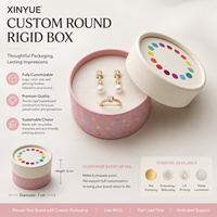 Boîte à bijoux cylindrique personnalisable avec couvercle, en papier écologique, design gaufré, élégante et luxueuse, fermeture magnétique