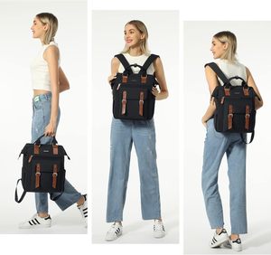 Free Sample Durable Waterproof Laptop <b>Backpack</b> Genuine Leather USB Charging Port Business Style <b>for</b> <b>University</b> Students Large - Product Image 6