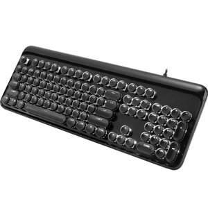 Custom Colorful Full-Size 104 Keys Keycaps Metal Projection <b>Keyboard</b> 3-Key Anti-Ghosting New USB Wired for Laptop PC Gaming - Product Image 5