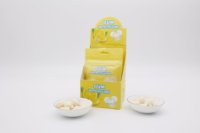 Vente en gros OEM, personnalisable en vrac, saveur naturelle, emballé en boîte et en sachet, chewing-gum en poudre sans sucre au xylitol, saveur citron