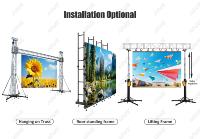 Système complet 4m x 2m P2.6 P2.9 P3.91 Mur vidéo LED 500x500mm Écran LED étanche pour location, événements, églises, intérieur et extérieur