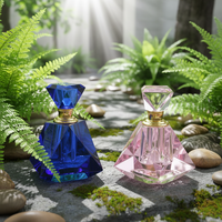 Flacon de parfum en cristal gravé sur mesure, de haute qualité, fait main, écologique, avec logo personnalisé et tailles sur mesure pour huile parfumée