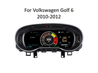 Panel de Instrumentos Digital LCD de 10.25 Pulgadas con Velocímetro para Volkswagen Golf 6 2010-2012, Opciones de Interfaz de Usuario, Entrada HD CarPlay -XTRONS