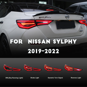 HCMOTIONZ - Luces Traseras para Automóviles, Estilo de Coche, 2019 2020 2021 2022, Luces Traseras LED DRL para <span class=keywords><strong>Nissan</strong></span> Sylphy Sentra <span class=keywords><strong>Pulsar</strong></span> - Product Image 3