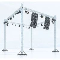 Tour de levage modulaire en alliage d'aluminium 6082-T6 avec connexion par broche, éclairage de scène, support de lumière DJ pour événements, concert, portable